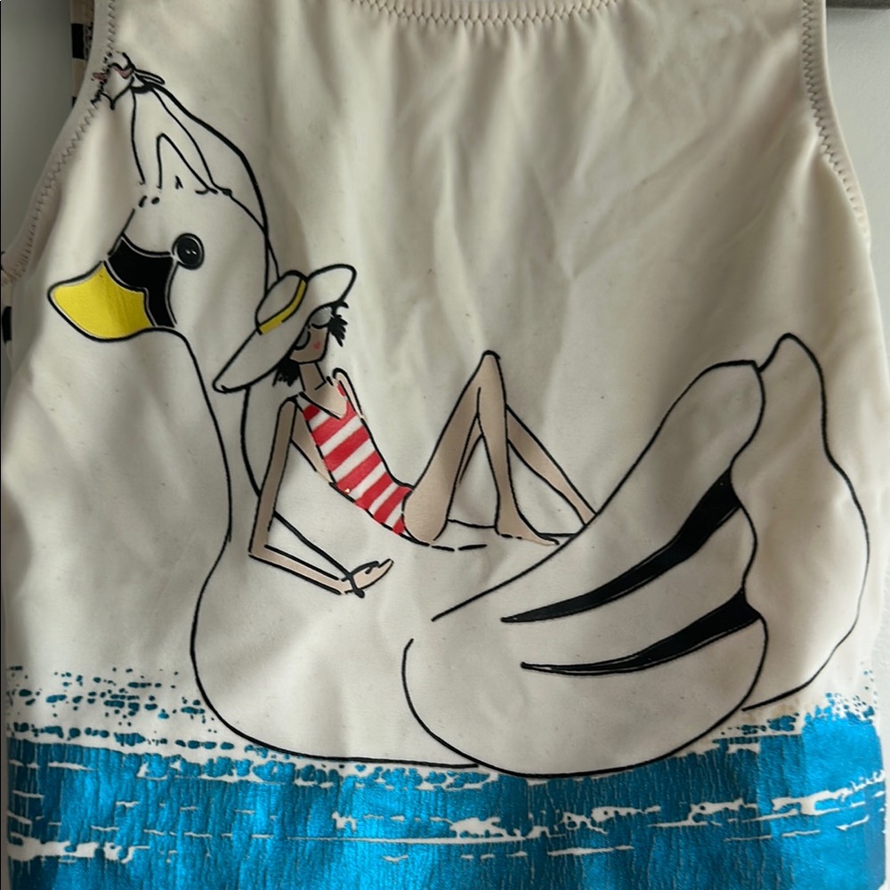 J. Crew Crewcuts size 4/5 One Piece Swimsuit - Picture 2 of 6